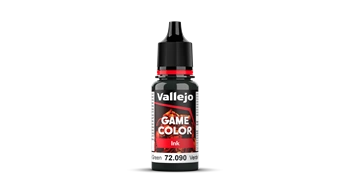 Vallejo: 72.090 - Game Color - Ink - Black Green (18 ml)