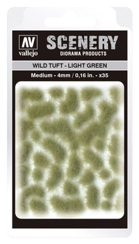 Vallejo: Scenery - Wild Tuft - Light Green (4)x35