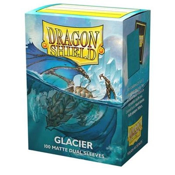 DRAGON SHIELD STANDARD MATTE DUAL SLEEVES - GLACIER MINIOM (100 SLEEVES)