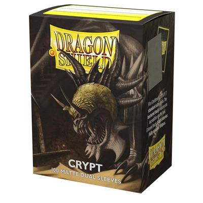 DRAGON SHIELD STANDARD MATTE DUAL SLEEVES - CRYPT NEONEN (100 SLEEVES)