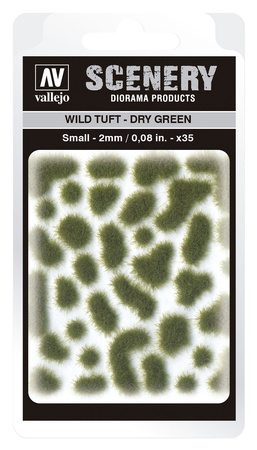 Vallejo: Scenery - Wild Tuft - Dry Green (2 mm)x35