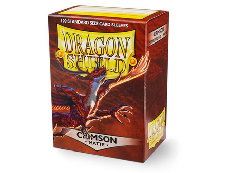 Dragon Shield Matte Crimson 100 szt