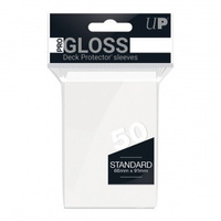 Ultra Pro Gloss Sleeves - White 50 szt