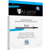 PALADIN SLEEVES - KAI PREMIUM SQUARE 70X70MM (55 SLEEVES)