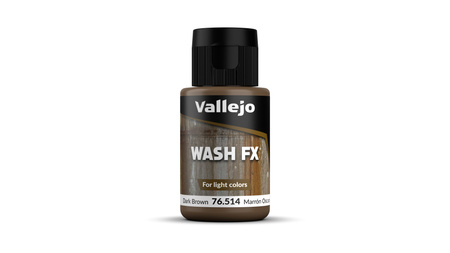 Vallejo: 76.514 - Wash FX - Dark Brown (35 ml)