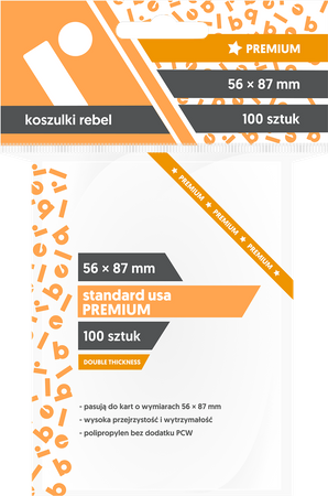 REBEL Standard USA Premium (56x87 mm) 100 szt