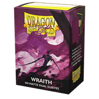 DRAGON SHIELD DUAL MATTE SLEEVES - WRAITH 'ALARIC, CHAOS WRAITH' (100 SLEEVES)