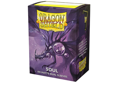 DRAGON SHIELD DUAL MATTE SLEEVES - SOUL (100 SLEEVES)