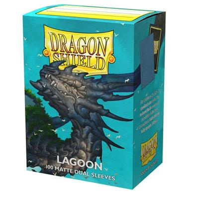 DRAGON SHIELD DUAL MATTE SLEEVES - LAGOON 'SARAS' (100 SLEEVES)